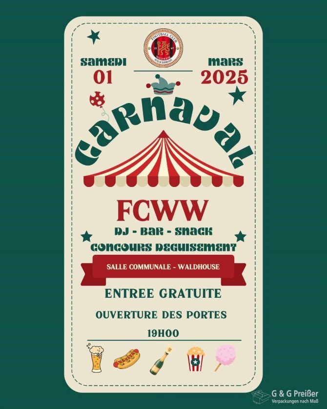 Carnaval du FCWW 2025